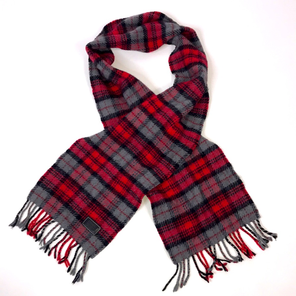 Coach fringe scarf